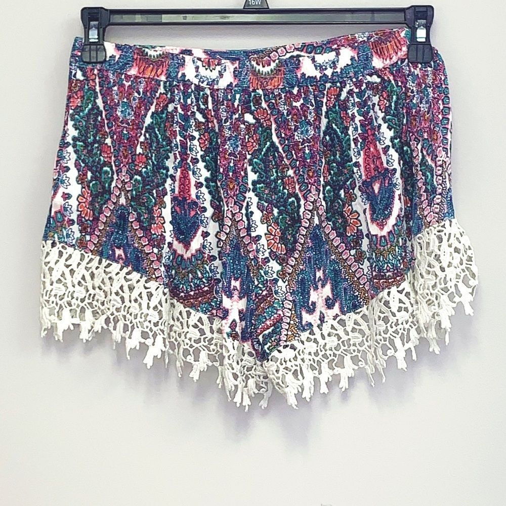 Patrons of Peace boho shorts NWT
